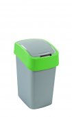 Curver odpadkový kôš Flipbin 50l strieborná/zelená 02172-P80